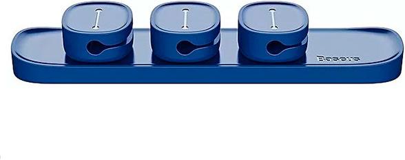 Actual product image Baseus Peas Cable Clip Blue