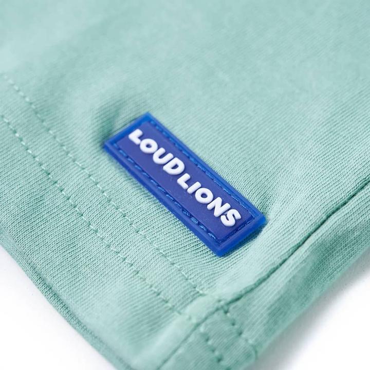 Actual product image vidaXL Children's T-shirt Light Khaki 128,Material: 100 (128)