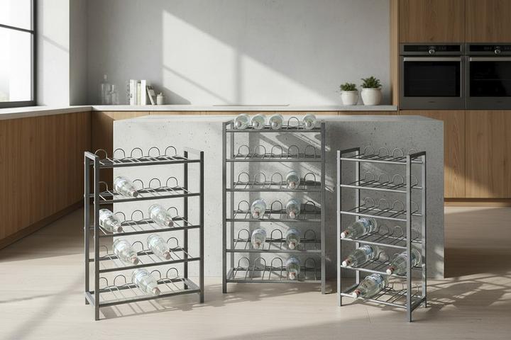 Actual product image HAKU Möbel Bottle rack (45 bottles, 54 x 31 x 76 cm)