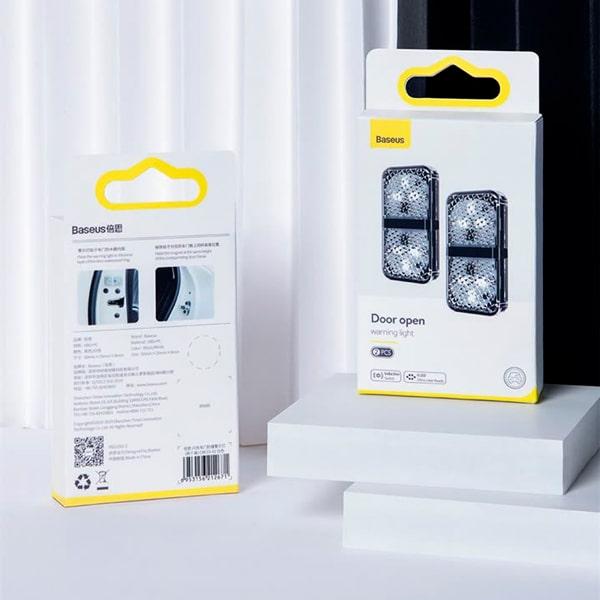 Actual product image Baseus Door open warning light2pcs/packWhite