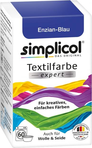 Produktbild Simplicol Textilfarbe expert (Enzianblau, 150 ml)