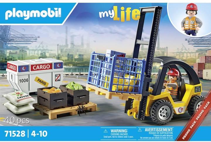 Immagine prodotto Playmobil Carrello elevatore con carico (71528, Playmobil My Life)