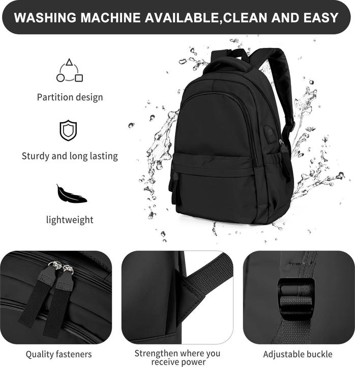 Image du produit Only-Bags.Store Sac à dos scolaire Sac à dos pour ordinateur portable Cartable léger