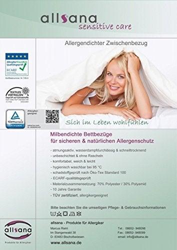 Produktbild Allsana Allergiker Matratzenbezug, 160x200x30 cm
