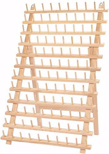 Image du produit Curtzy Porte-bobines de fil en bois