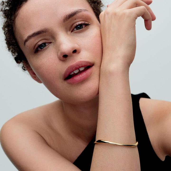 Immagine prodotto Pandora Braccialetto organico sagomato (17 cm, Metallo, Dorato)