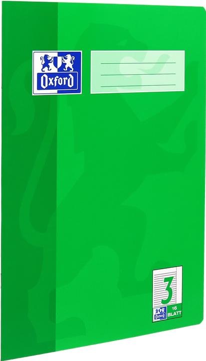 Actual product image Oxford Exercise book, A4, ruling 3 (A4, Hardcover)