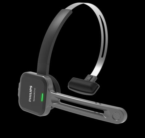 Produktbild Philips SpeechOne Diktier-Headset (drahtlos) mit Fernbedienung (PSM6500)