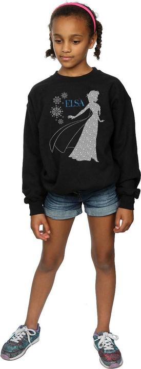 Image du produit Disney - Sweat FROZEN ELSA CHRISTMAS SILHOUETTE - Fille (140, 146)