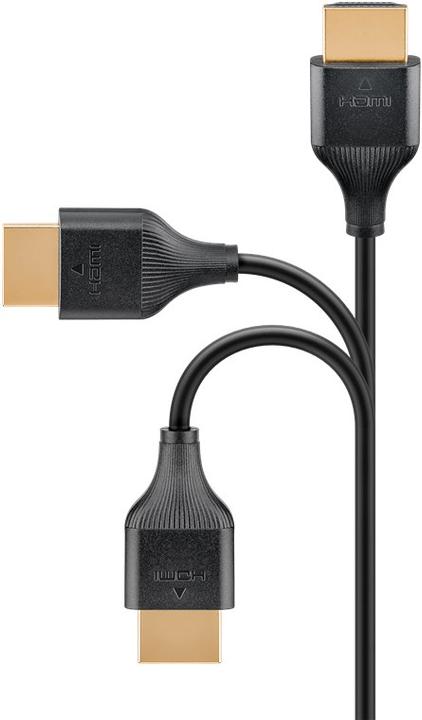 Produktbild Goobay Slim High Speed HDMI-Kabel mit Ethernet (0.50 m, HDMI, 2.1)