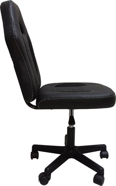 Produktbild HTI-Living Schreibtischstuhl höhenverstellbar 360°-Drehfunktion Schwarz (37.50 - 47.50 cm)