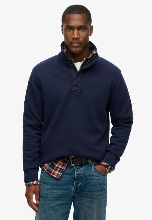 Image du produit Superdry Sweatshirt Demi-Zip Piqué Classique en Coton (S)