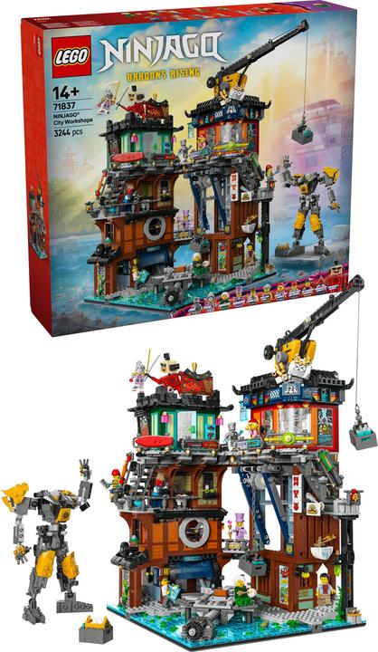 Image du produit LEGO Ninjago City Werkstätten (71837, LEGO difficiles à trouver, LEGO Ninjago)