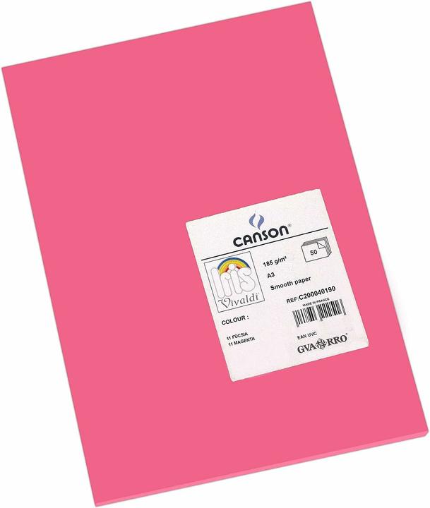 Actual product image Iris Cardboard Pink (185 g/m², 50x)