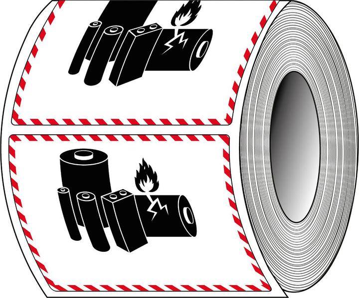 Immagine prodotto Brady ADR-LBM, B-7610, etichette per imballaggi - marcatura batterie al litio, carta, opaco, bianco e nero