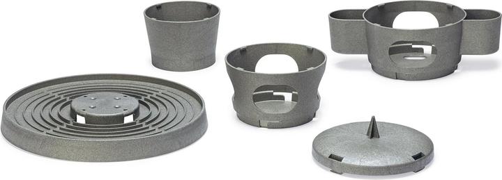 Actual product image Beeztees Feeding Station Chickens Snack Tower, Grey