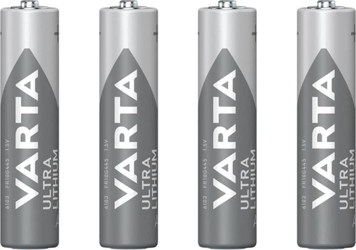Produktbild Varta ULTRA Lithium (4 Stk., AAA, 1100 mAh)