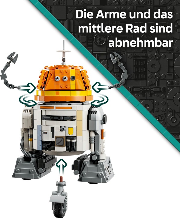 Actual product image LEGO Astromech droid Chopper (C1-10P) (75416, LEGO Star Wars)
