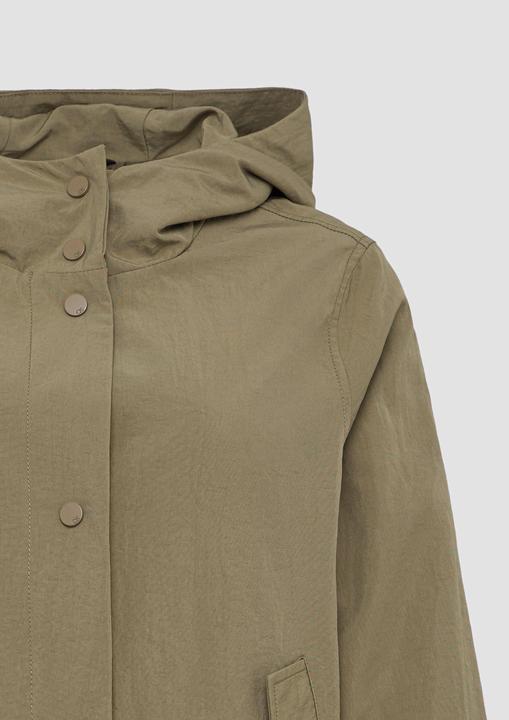Image du produit S.Oliver Outdoor-Jacke Nylon-Jacke mit Kapuze und verstellbarem Saum (S)