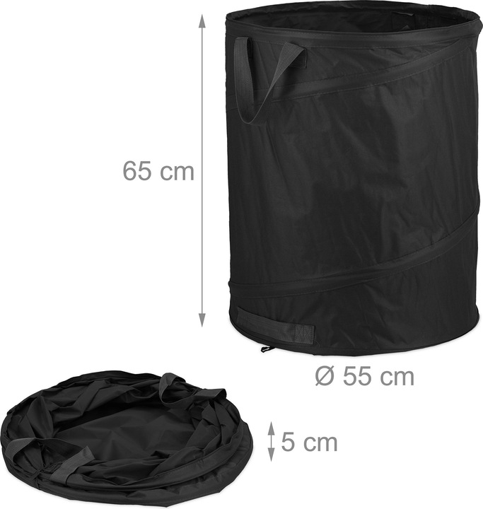 Produktbild Relaxdays 3x Laubsack (85 l)