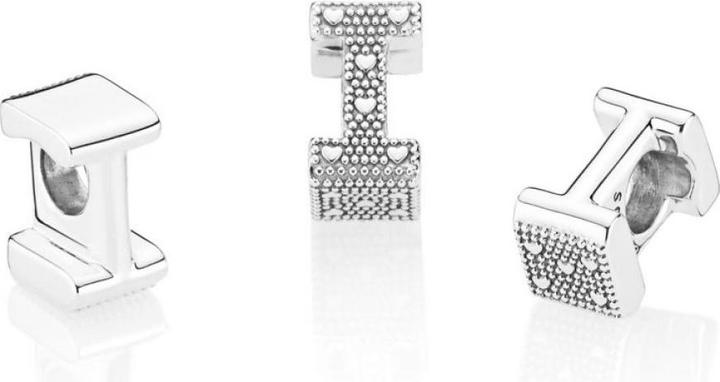 Actual product image Pandora Letter I Alphabet (Silver)