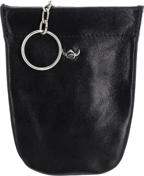 Actual product image Golden Head Colorado leather key case 7 cm