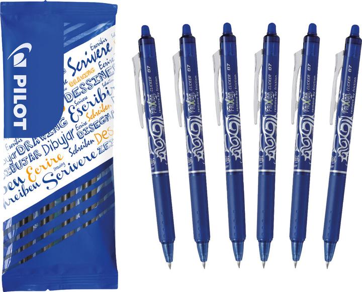 Produktbild Pilot FriXion Clicker FlowPack (Blau, 6 x)