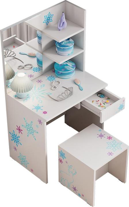 Immagine prodotto Oskar-Store Schneeflocke mit Hocker (55 x 40 x 103 cm)