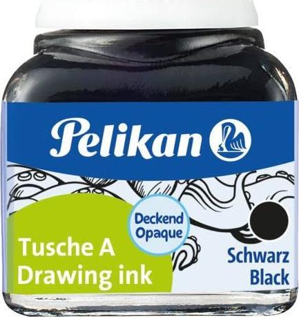 Produktbild Pelikan Tusche für Zeichenpapiere (Schwarz, 1 Stk.)
