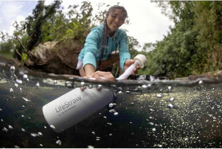 Productafbeelding LifeStraw Go - Geïsoleerde roestvrijstalen waterfles met filter