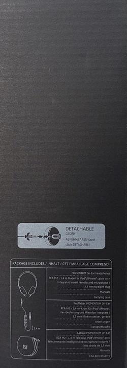 Actual product image Sennheiser MOMENTUM 2 i (Apple Remote) (Cable)