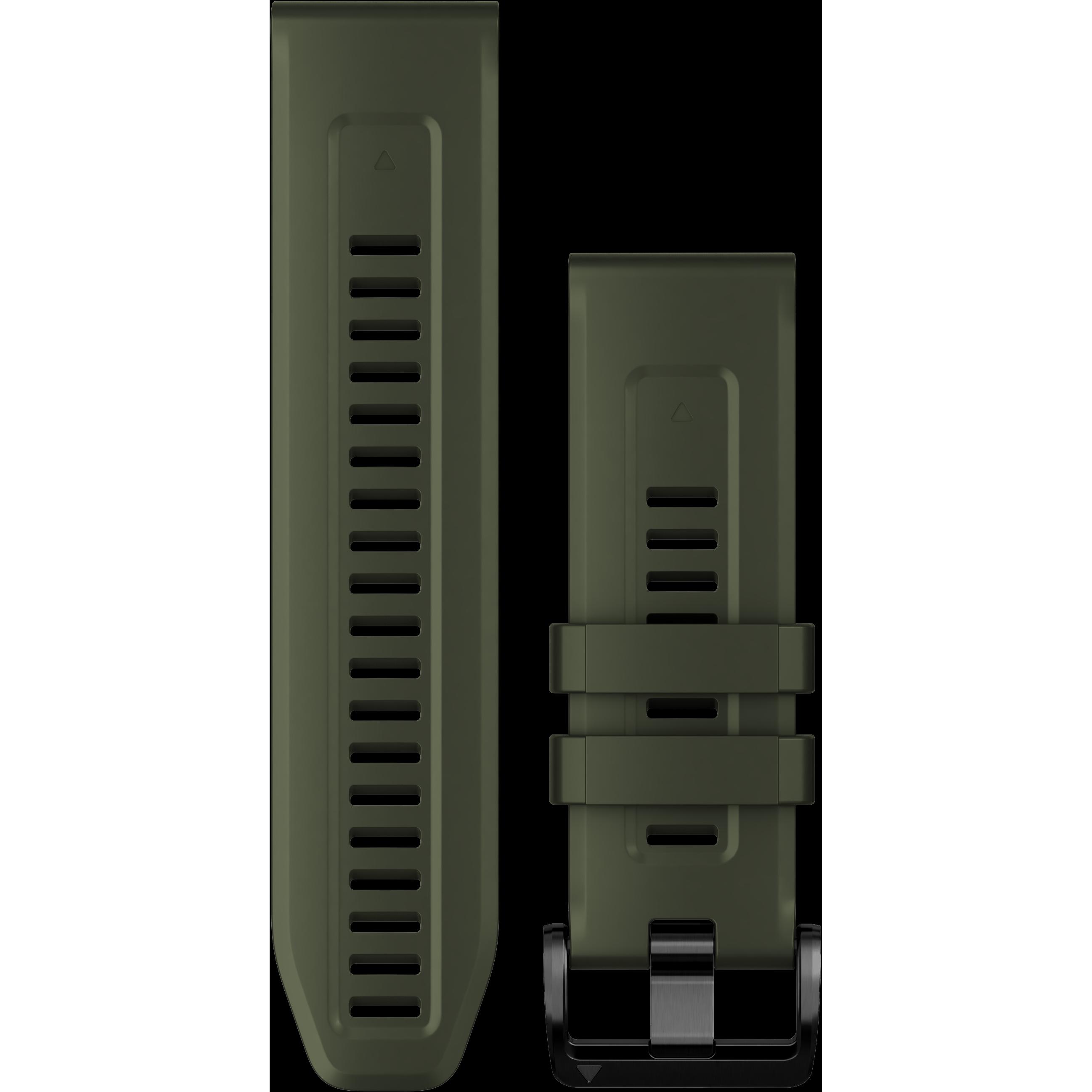Garmin QuickFit Band (26 mm, Silikon, fenix 7X Solar), Uhrenarmband, Grün
