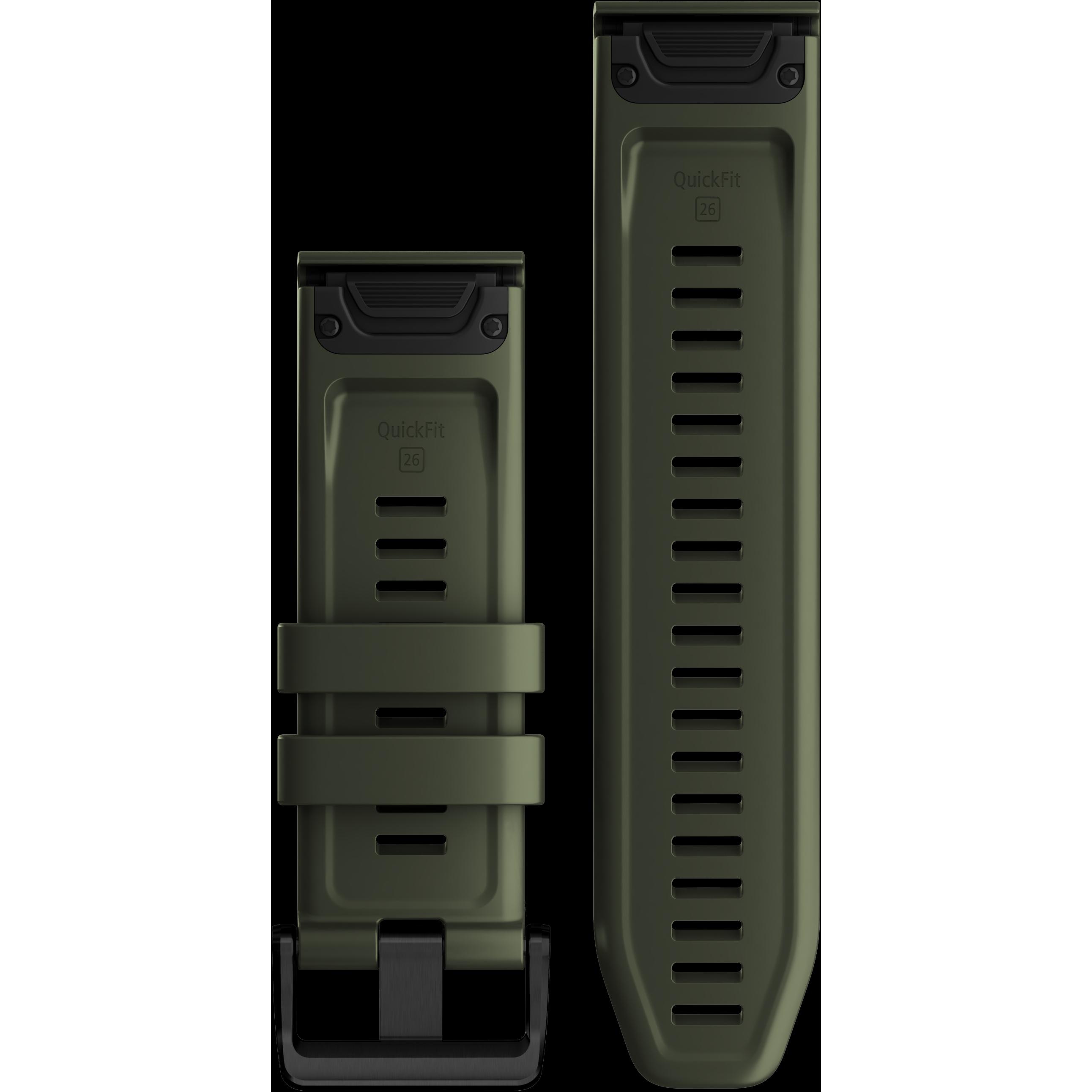 Thumbnail - Garmin QuickFit Band (26 mm, Silikon, fenix 7X Solar), Uhrenarmband, Grün