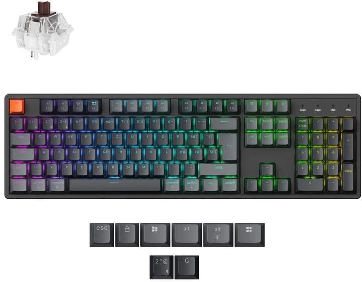 Immagine prodotto Keychron K10 QMK V2 (Svizzera, Cablato, Senza fili)