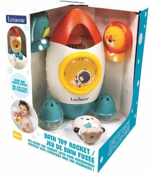 Image du produit Lexibook Space rocket bath toy set with 3 squeezable animals