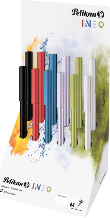 Image du produit Pelikan Stylo plume Ineo Elements P6 12 couleurs (Couleurs assorties, 12x)