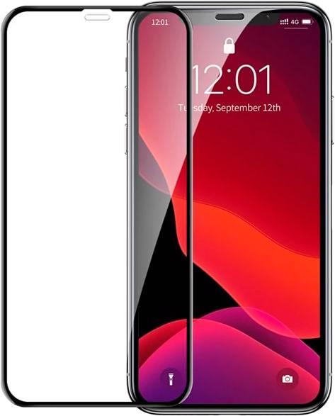 Actual product image Baseus 0.3mm Full-screen and Full-glass Tempered Glass Film(2pcspack+Pasting Artifact) for iP XS Max/11... (2 Piece, Apple iPhone XS Max, Apple iPhone 11 Pro Max)