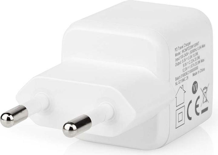 Produktbild Nedis USB C Netzteil, Schnellladegerät mit Smart IC-Technologie, 2er-Set (20 W)