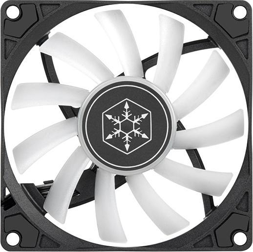 Productafbeelding Silverstone SST-AS90B-ARGB - Luchtslankere smalle 92 mm ventilator met verbeterde prestaties, PWM en AR (92 mm, 1x)