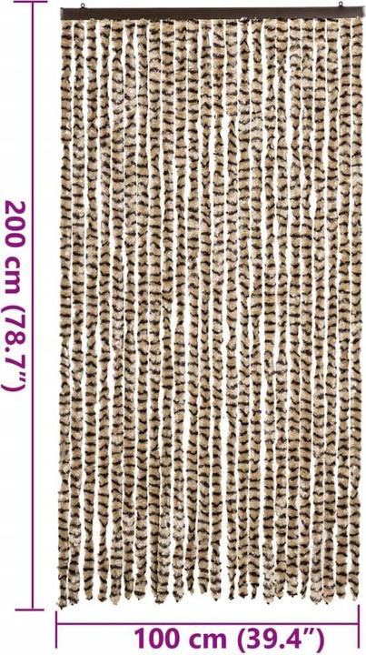 Produktbild vidaXL Fliegenvorhang (100 x 200 cm)