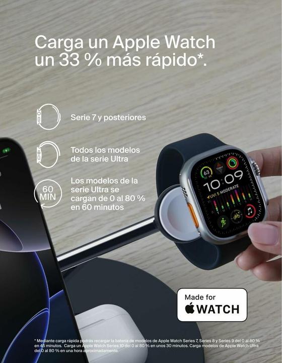 Produktbild Belkin Boost Charge Pro Qi2 3in1 (15 W)