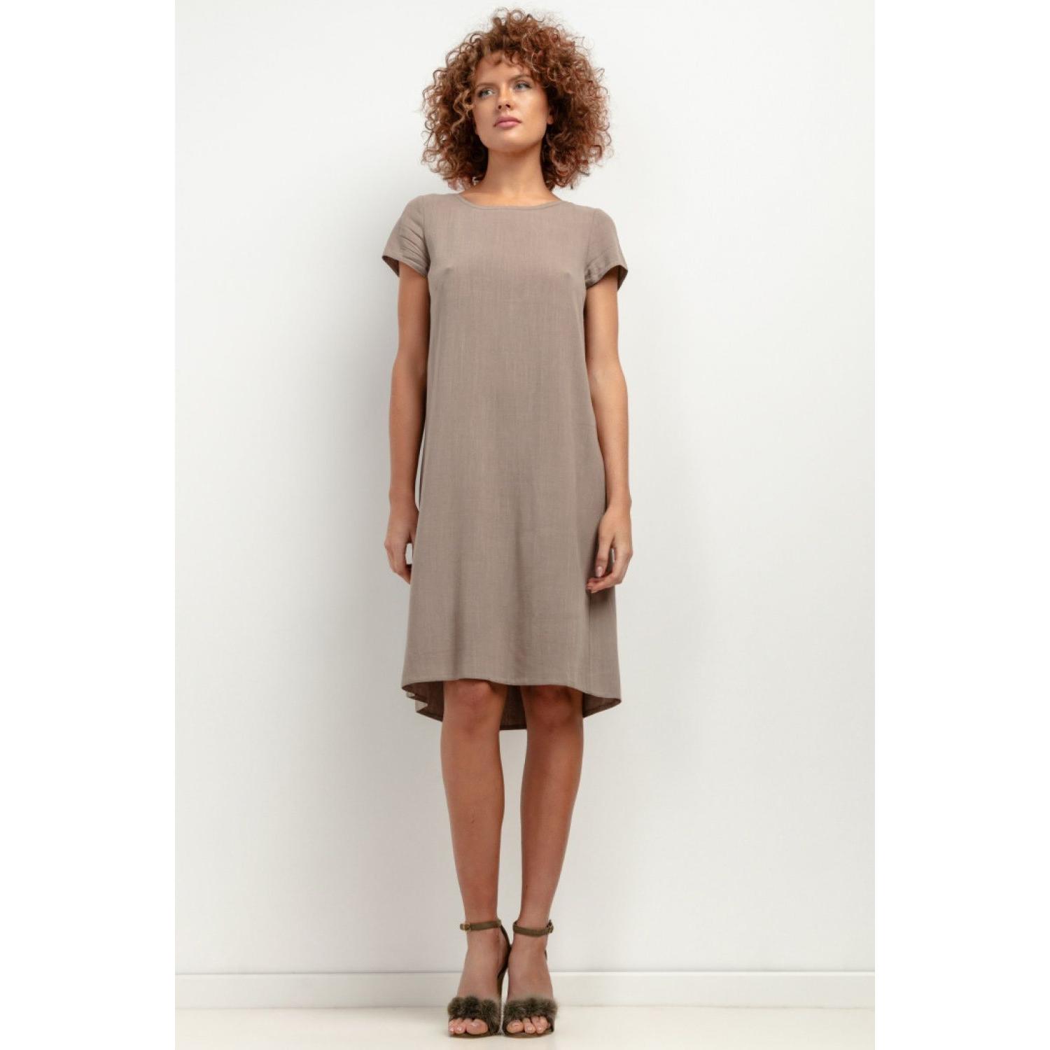Thumbnail - Tessita, Damen, Kleider, Alltagskleid model, Braun, (3XL)