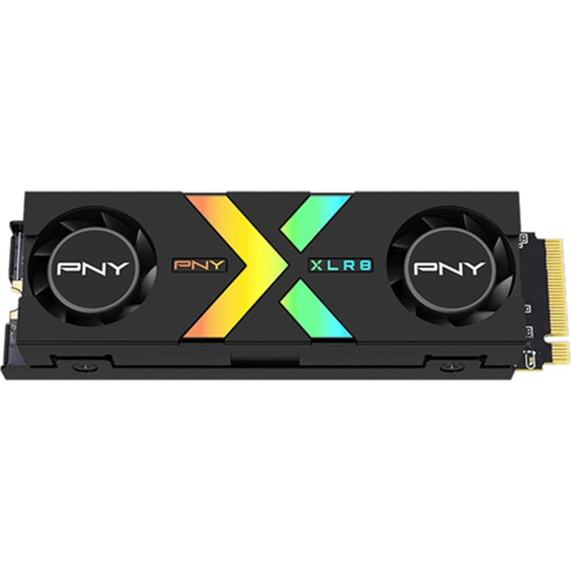 PNY CS3150 XLR8 Gaming Epic-X 1TB SSD M.2 GEN5 NVMe RGB Heatsink (1000 GB, M.2 2280), SSD