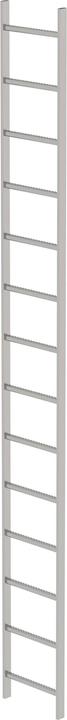 Productafbeelding Munk Roestvaststalen schachtladder V4A 400 mm vrije breedte 14 sporten (392 cm)