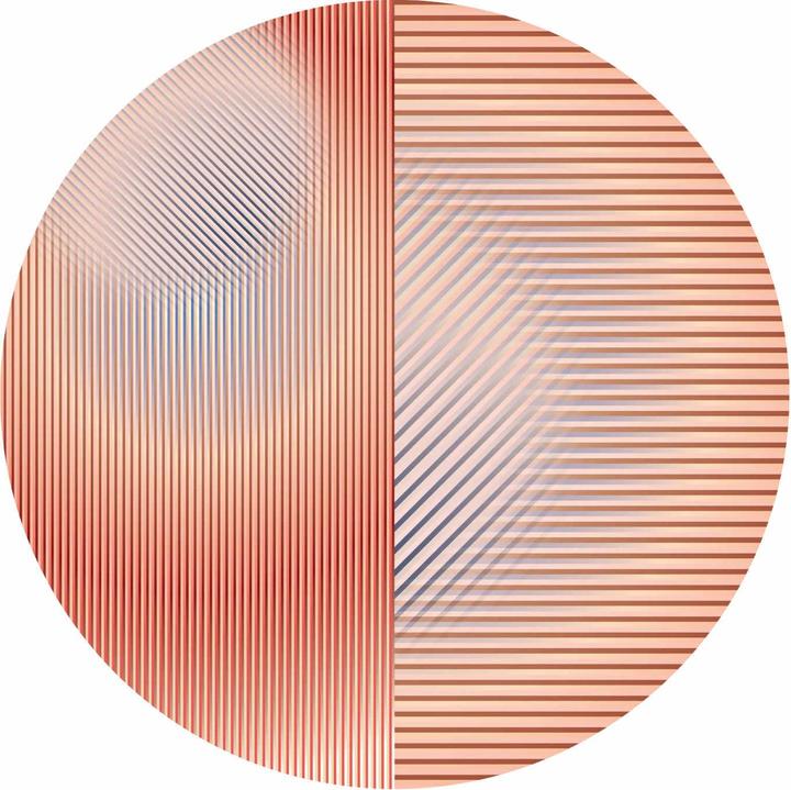 Produktbild Moooi Trichroic Round Teppich (250 cm)