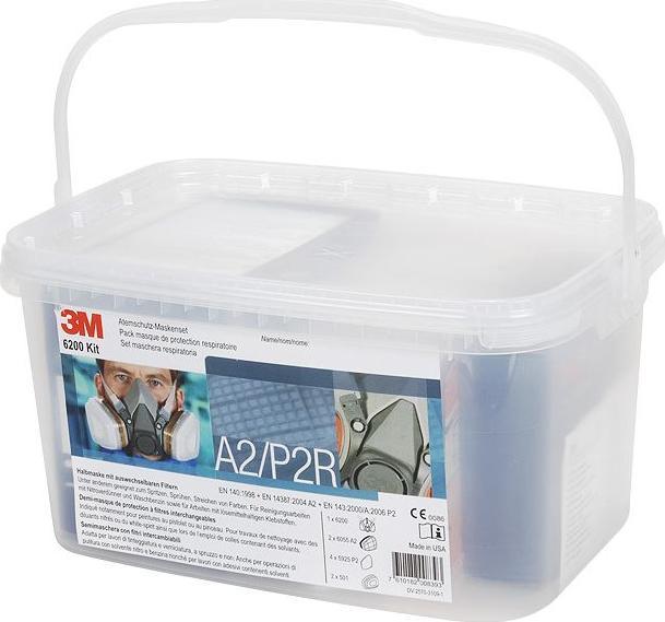 Productafbeelding 3M Beschermingsmaskerset 6200 Kit/A2/P2 (A2P2, 1 x)