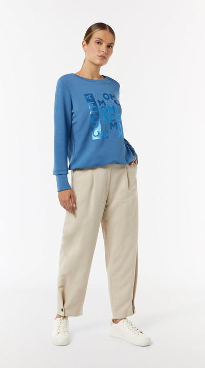 Image du produit Comma Sweatshirt Sweatshirt mit Tunnelzug im Saum (44)