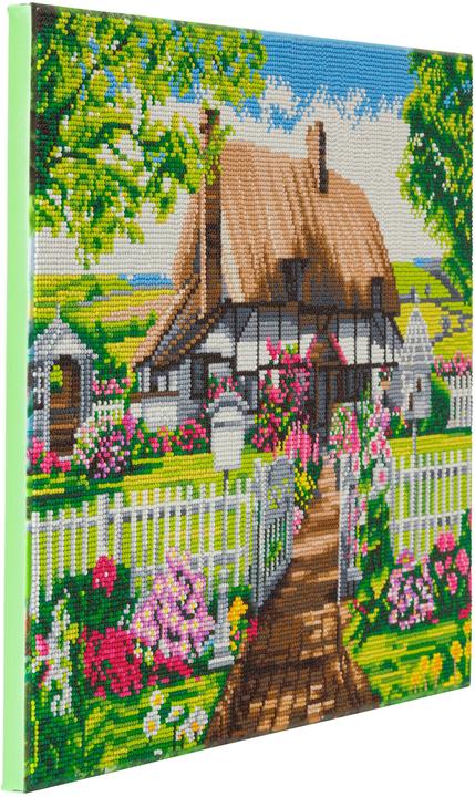 Produktbild Craft Buddy Rose Cottage, 40x50cm Crystal Art Kit