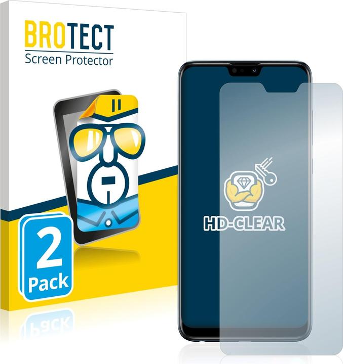 Actual product image BROTECT Screen Protector Clear (2 Piece, Asus Zenfone Max Pro (M2))