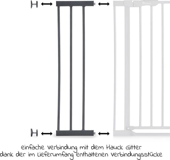 Produktbild Hauck Safety Gate Extension 21 cm Dark Grey (21 cm)